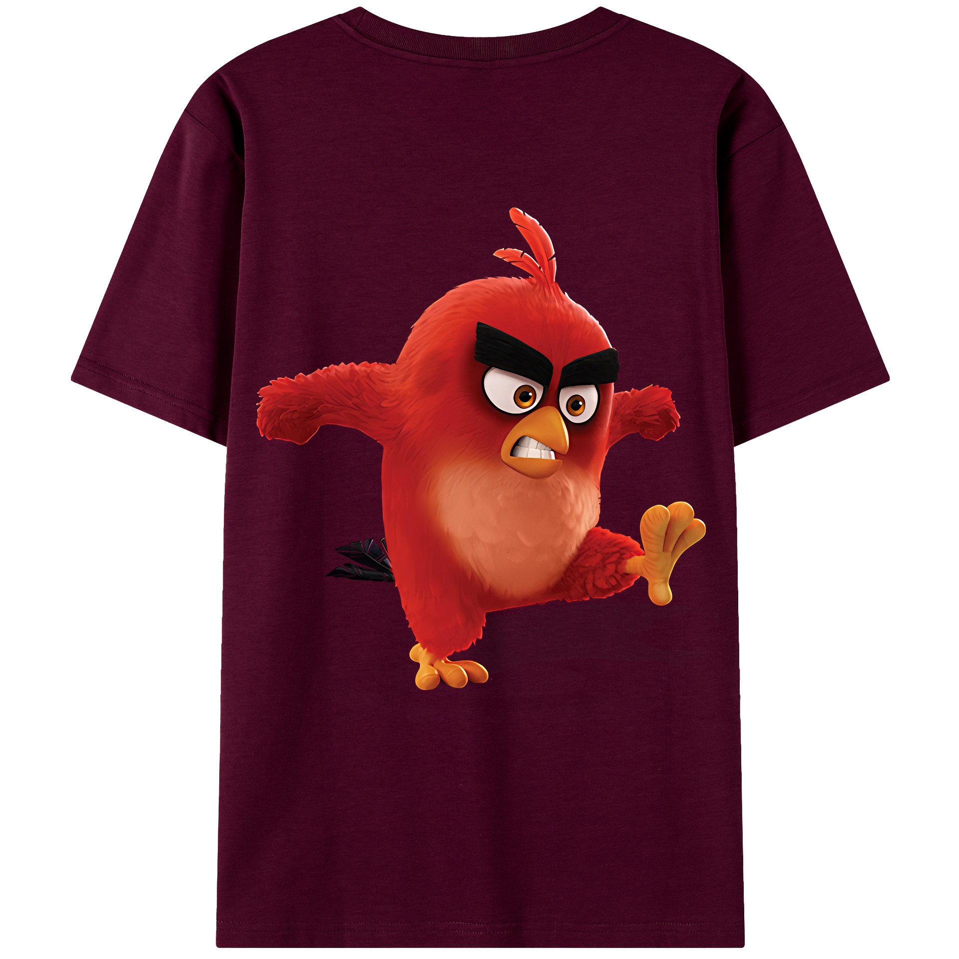 （画像用） Angry Birds アングリーバード レディース半袖Tシャツ(バックプリント)